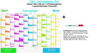 XXL-Jahresplaner-Set 2017/2018