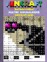 Funcraft - Das inoffizielle Mathe Ausmalbuch: Minecraft Minis (Cover Dragon)