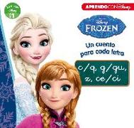 Frozen. Un cuento para cada letra c-q, g-gu, z, ce-ci : leo con Disney 1