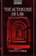The Autonomy of Law