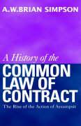 A History of the Common Law of Contract: Volume I