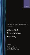 Opera and Church Music 1630-1750