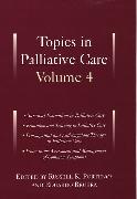 Topics in Palliative Care: Volume 4