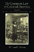 The Common Law in Colonial America: Volume I: The Chesapeake and New England 1607-1660