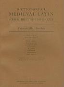 Dictionary of Medieval Latin from British Sources