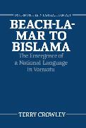 Beach-La-Mar to Bislama: The Emergence of a Natural Language in Vanuatu