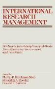 International Research Management: Studies in Interdisciplinary Methods from Business, Government, and Academia