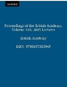 Proceedings of the British Academy, Volume 139, 2005 Lectures