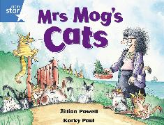 Rigby Star Guided 1 Blue Level: Mrs Mog's Cats Pupil Book (single)