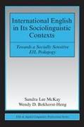 International English in Its Sociolinguistic Contexts