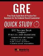 GRE Prep Study Guide: Quick Study Book & Practice Test Questions for the Graduate Record Examination