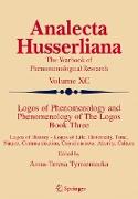 Logos of Phenomenology and Phenomenology of The Logos. Book Three