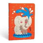 Hardcover Notizbücher Tracy Walkers Tierfreunde Babyelefant Midi Liniert