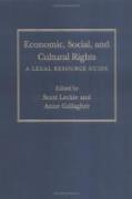 Economic, Social, and Cultural Rights: A Legal Resource Guide