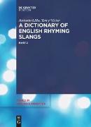 A Dictionary of English Rhyming Slangs