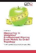 Measuring in Weighted Environment Moving from Metric to Order Topology