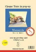 Manarola in pop-up. Pop-up greeting card e little book