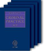 Blackstone's Criminal Practice 2017 (book and supplements)