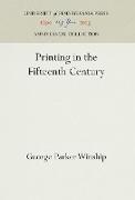 Printing in the Fifteenth Century
