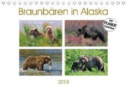Braunbären in Alaska (Tischkalender 2018 DIN A5 quer)