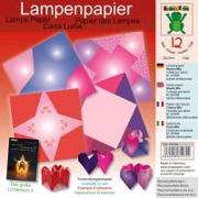 Lampenpapier Herzen Mix 20 x 20 cm