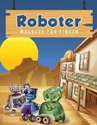 Roboter Malbuch für Kinder