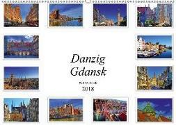 Danzig Gdansk (Wandkalender 2018 DIN A2 quer)