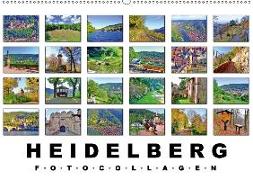 Heidelberg Fotocollagen (Wandkalender 2018 DIN A2 quer)