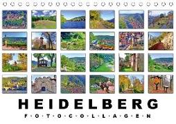 Heidelberg Fotocollagen (Tischkalender 2018 DIN A5 quer)