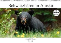 Schwarzbären in Alaska (Wandkalender 2018 DIN A2 quer)