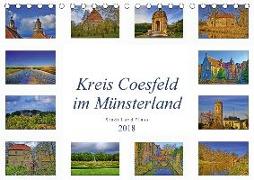 Kreis Coesfeld im Münsterland - Stadt Land Fluß (Tischkalender 2018 DIN A5 quer)