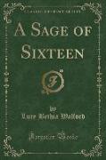 A Sage of Sixteen (Classic Reprint)