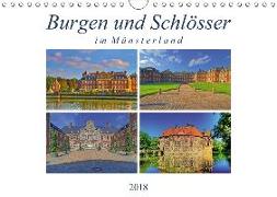 Burgen und Schlösser im Münsterland (Wandkalender 2018 DIN A4 quer)