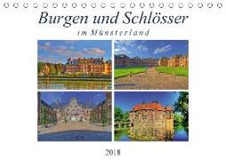 Burgen und Schlösser im Münsterland (Tischkalender 2018 DIN A5 quer)