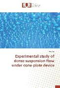 Experimental study of dense suspension flow under cone-plate device