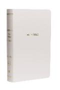 NKJV, Gift and Award Bible, Leather-Look, White, Red Letter, Comfort Print