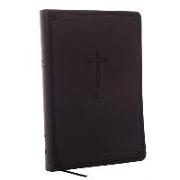 NKJV, Value Thinline Bible, Large Print, Leathersoft, Charcoal, Red Letter, Comfort Print