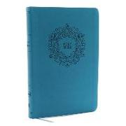 NKJV, Value Thinline Bible, Large Print, Turquoise Leathersoft, Red Letter, Comfort Print