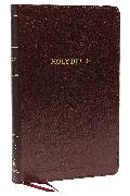 KJV, Deluxe Thinline Reference Bible, Leathersoft, Burgundy, Thumb Indexed, Red Letter, Comfort Print