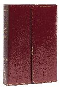 KJV, Reference Bible, Compact, Large Print, Snapflap Leather-Look, Burgundy, Red Letter, Comfort Print