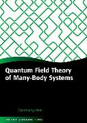 Quantum Field Theory of Many-Body Systems