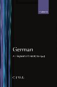 German: A Linguistic History
