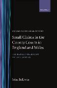 Small Claims in the County Courts in England and Wales