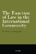 The Function of Law in the International Community