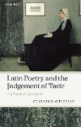 Latin Poetry and the Judgement of Taste