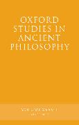 Oxford Studies in Ancient Philosophy