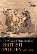 The Oxford Handbook of British Poetry, 1660-1800