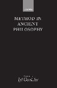 Method in Ancient Philosophy