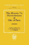 The Historia Vie Hierosolimitane of Gilo of Paris and a Second, Anonymous Author