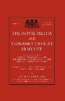 Royal Militia and Yeomanry Cavalry Army List